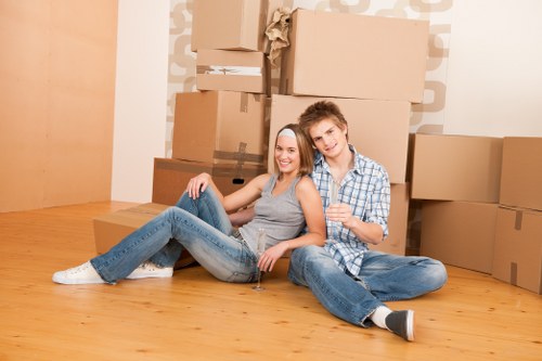 Local moving van ready for a house removal in Crystal Palace