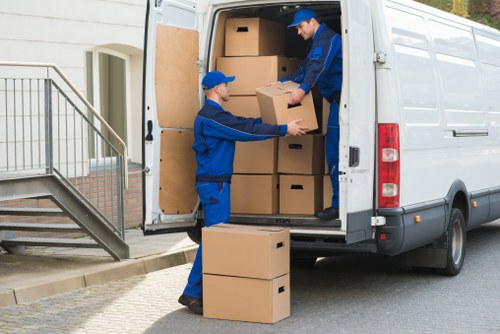 Bank transfer and card payment options for moving services