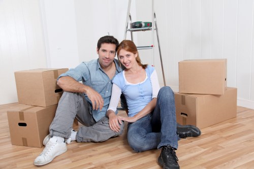 Loading household items for a move in Crystal Palace
