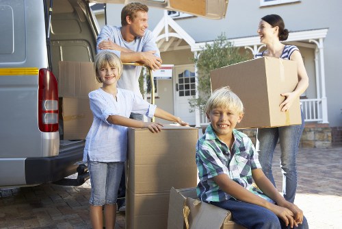 Local removals vehicle near Crystal Palace commercial properties